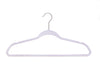 Space saving Plastic Shirt Hangers - 200/case: Black
