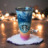 Starbucks Coffee Ombré Faux Glitter 15oz. Tumbler