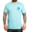 Sullen Brand Siren Shark Blue Nile T-Shirt Front View