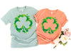 Shamrock Shirt - St Patricks Day Shirt: Unisex-M / WHITE
