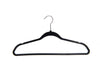 Space saving Plastic Shirt Hangers - 200/case: Black