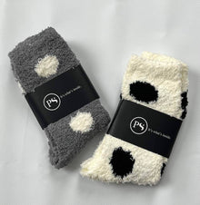  Sunday Fuzzy Socks: White