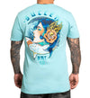 Sullen Brand Siren Shark Nile Blue Premium T-Shirt Back View 