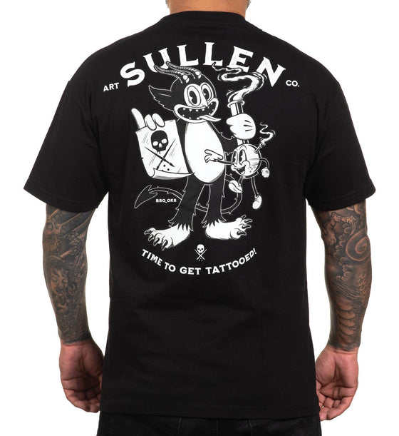 Sullen Brand Tattoo Time T-Shirt Black